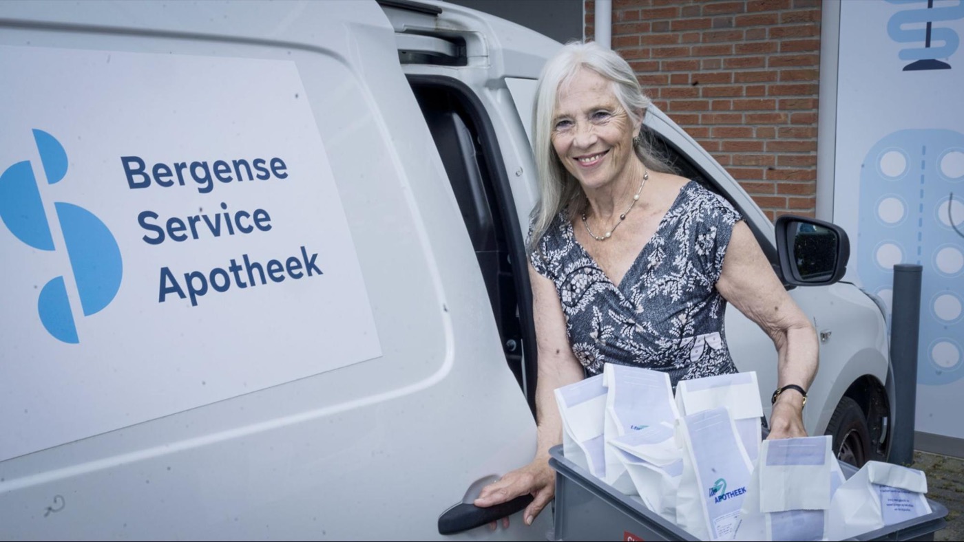 Marie Anne Pak is medicijnbezorger