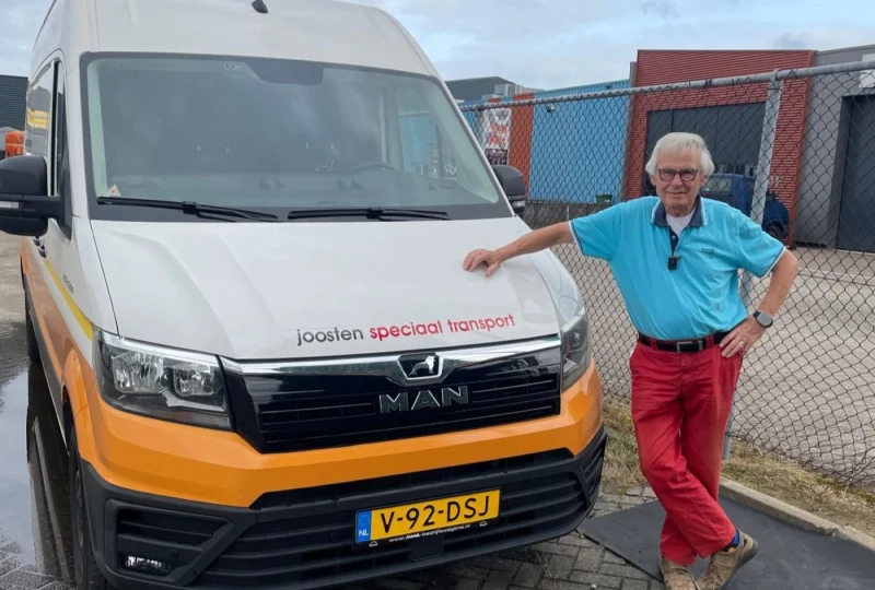 Op je 87e nog met plezier aan het werk bij Joosten Transport