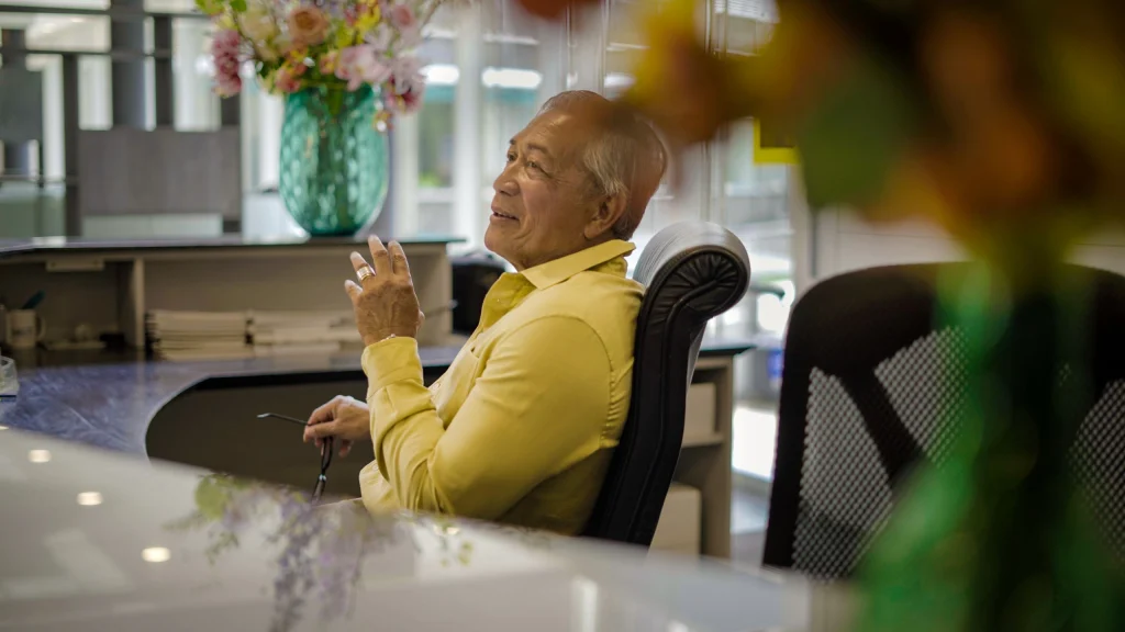 George Sitanala, uitzendkracht via Actief65+